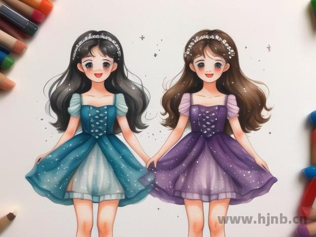 双子座画小裙子好看吗